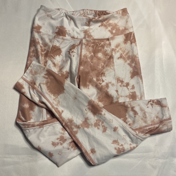 Betsey Johnson Performance  Blush Tie Dye Soft Leggings - Picture 3 of 4